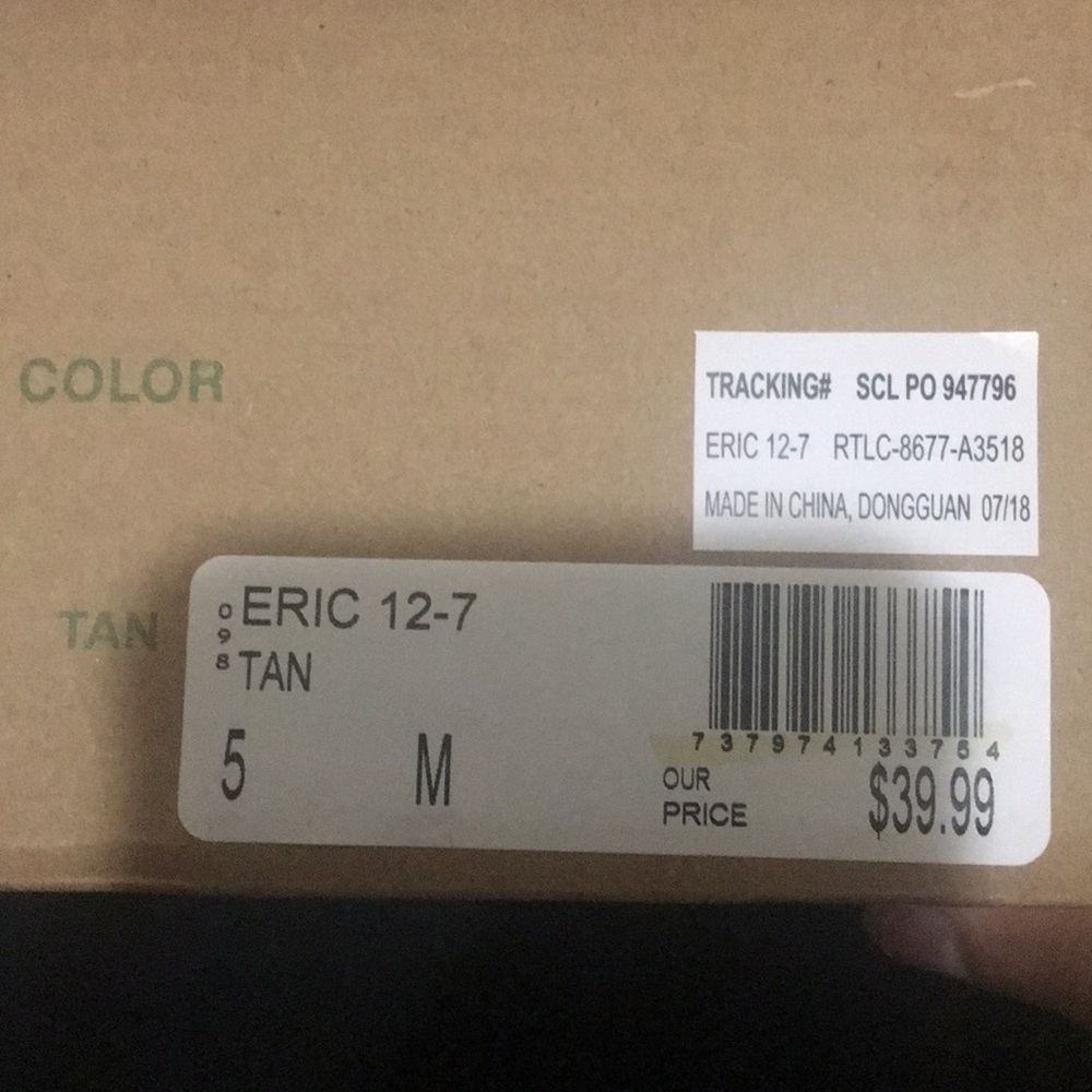 Stone canyon ERIC 12-7 boots size 5